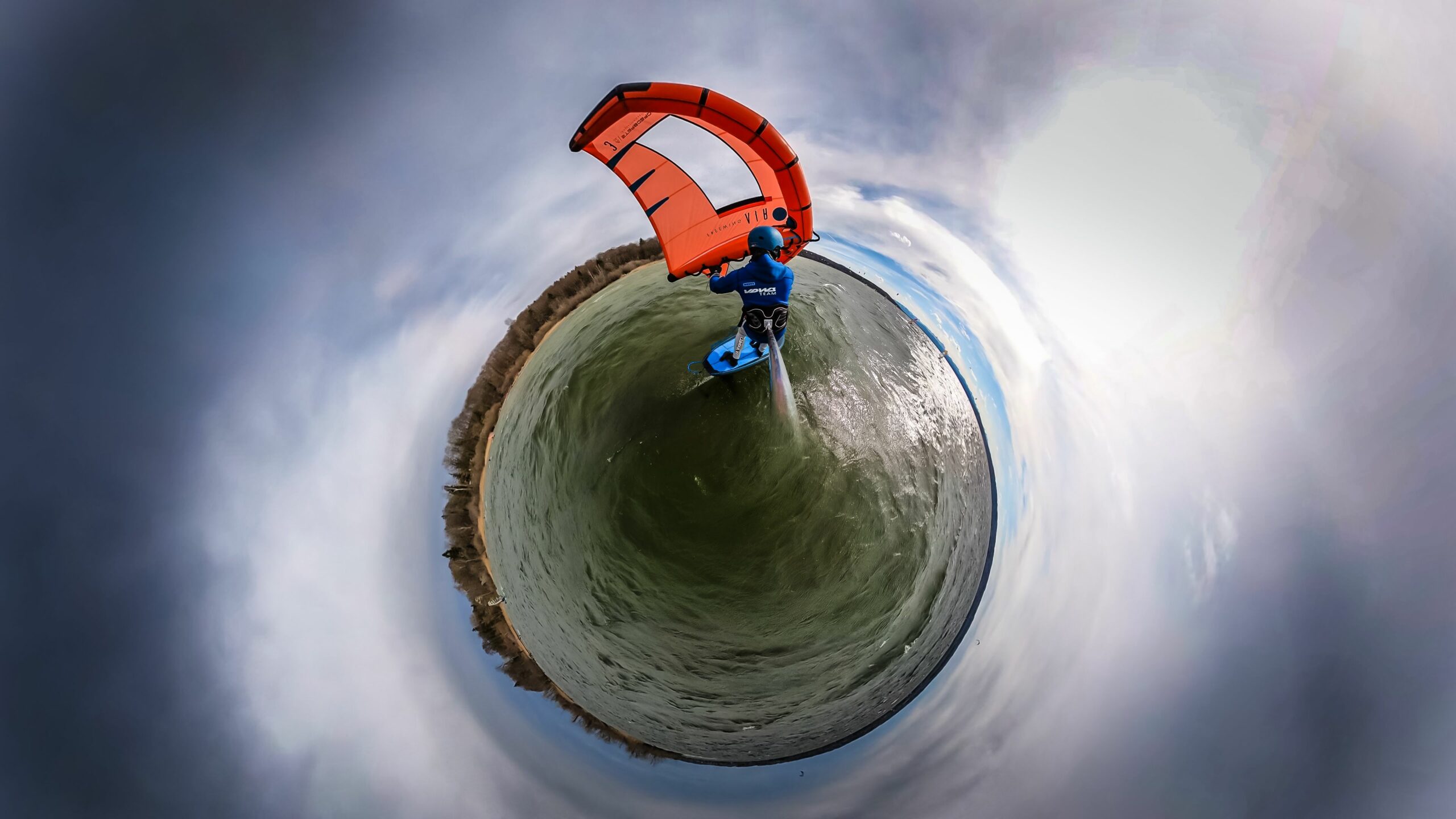 360° Aufnahme mit dem FreeWing am Ammersee